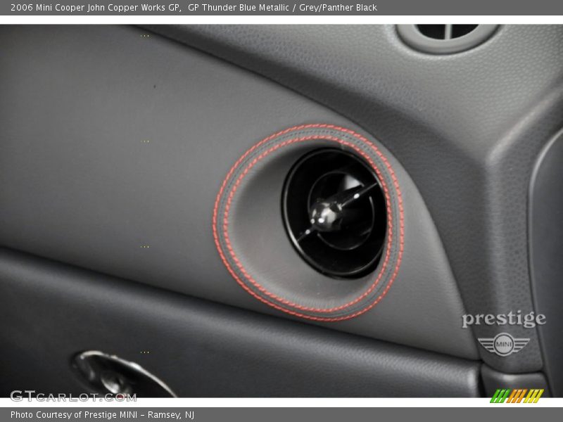 GP Thunder Blue Metallic / Grey/Panther Black 2006 Mini Cooper John Copper Works GP