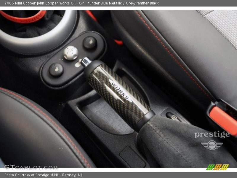 GP Thunder Blue Metallic / Grey/Panther Black 2006 Mini Cooper John Copper Works GP