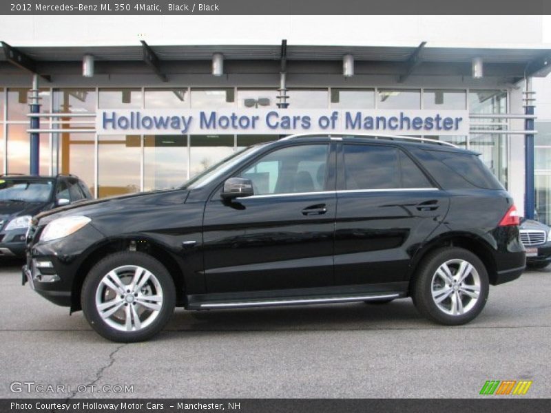 Black / Black 2012 Mercedes-Benz ML 350 4Matic