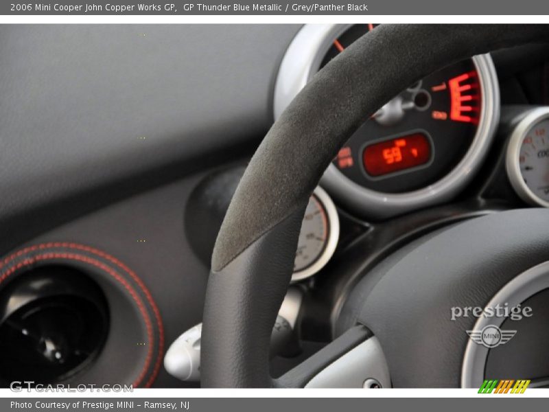 GP Thunder Blue Metallic / Grey/Panther Black 2006 Mini Cooper John Copper Works GP