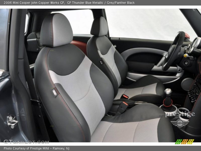 GP Thunder Blue Metallic / Grey/Panther Black 2006 Mini Cooper John Copper Works GP