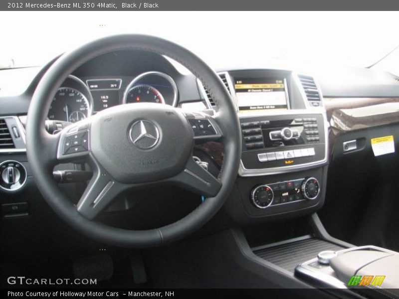 Black / Black 2012 Mercedes-Benz ML 350 4Matic