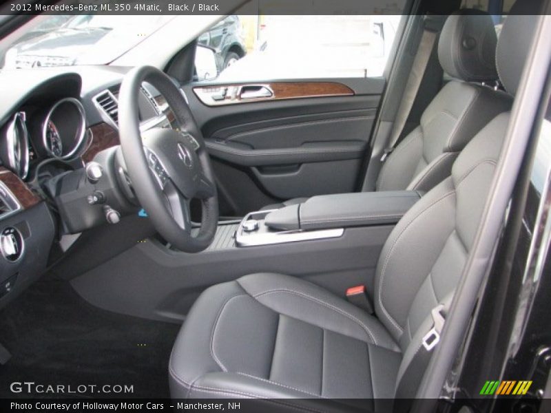 Black / Black 2012 Mercedes-Benz ML 350 4Matic