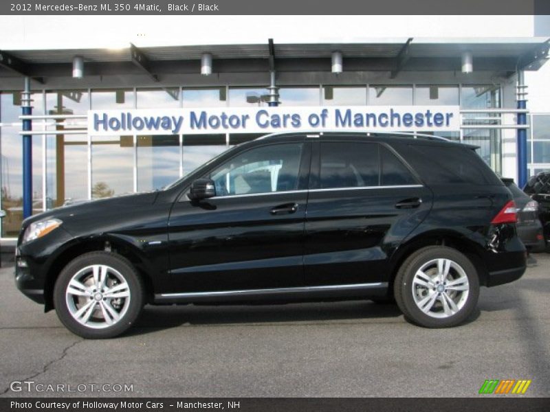 Black / Black 2012 Mercedes-Benz ML 350 4Matic