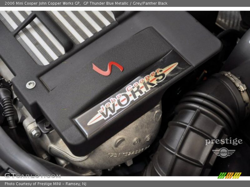 GP Thunder Blue Metallic / Grey/Panther Black 2006 Mini Cooper John Copper Works GP