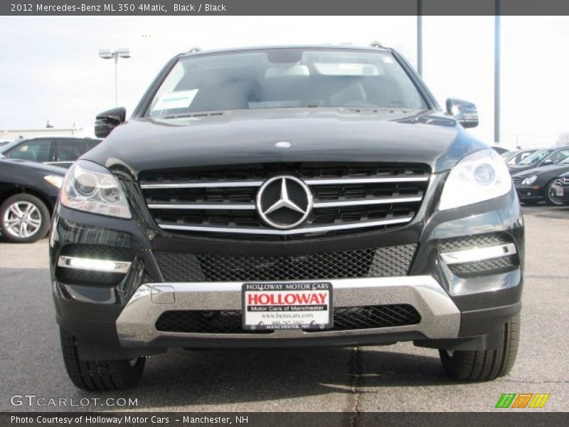 Black / Black 2012 Mercedes-Benz ML 350 4Matic