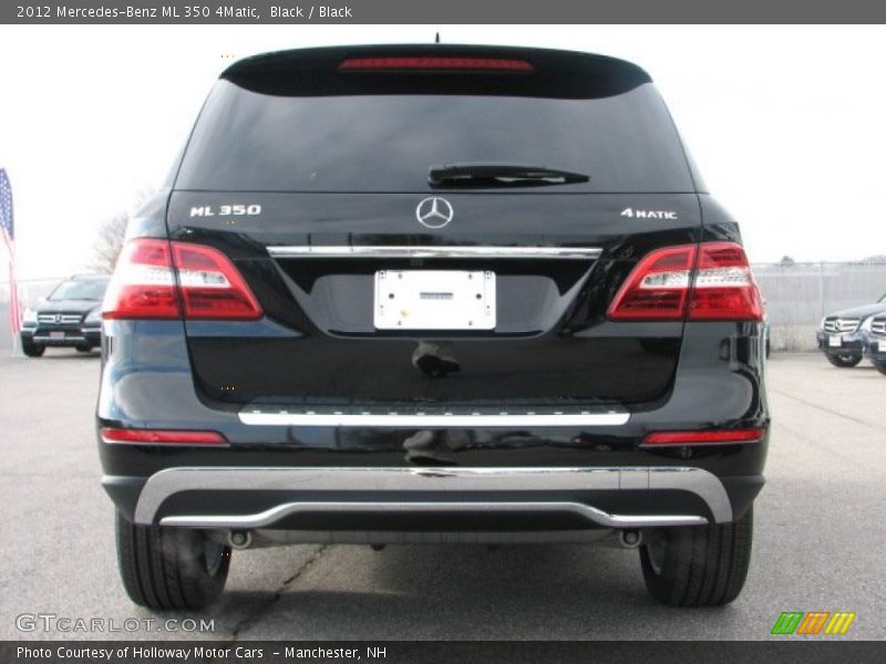 Black / Black 2012 Mercedes-Benz ML 350 4Matic