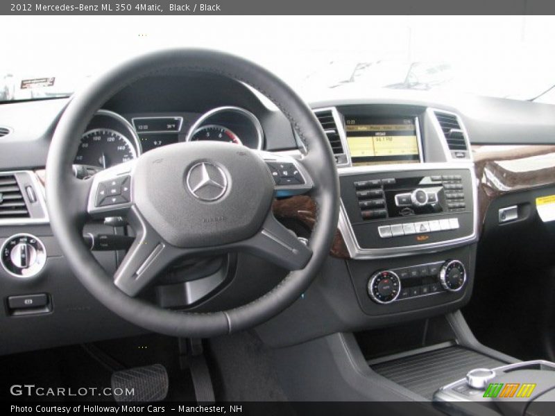 Black / Black 2012 Mercedes-Benz ML 350 4Matic