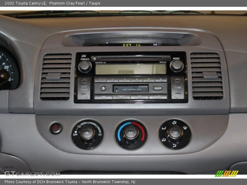 Phantom Gray Pearl / Taupe 2002 Toyota Camry LE