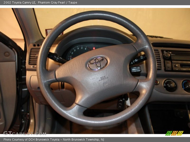Phantom Gray Pearl / Taupe 2002 Toyota Camry LE