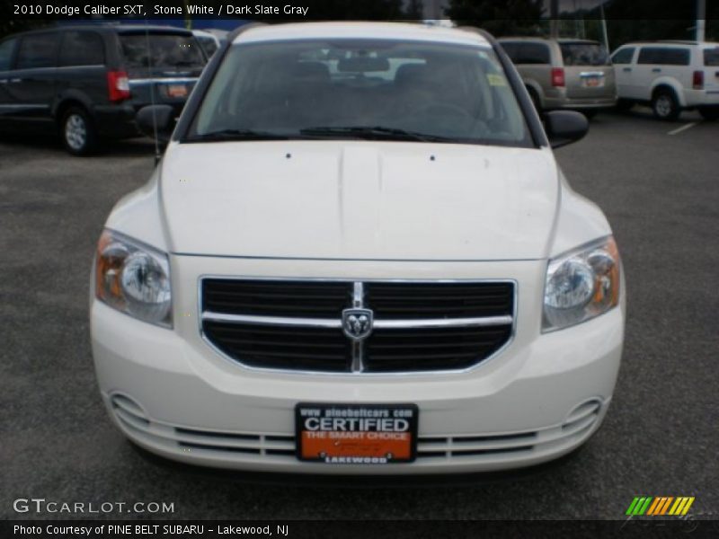 Stone White / Dark Slate Gray 2010 Dodge Caliber SXT