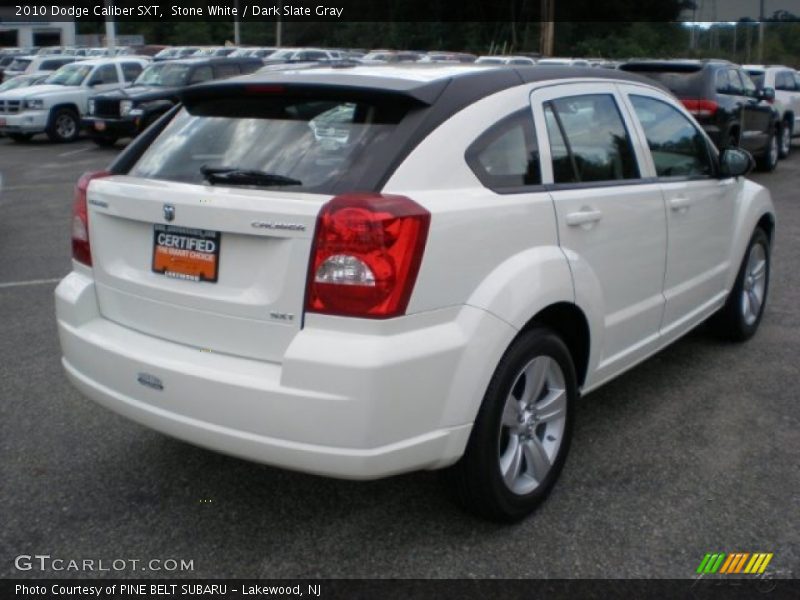 Stone White / Dark Slate Gray 2010 Dodge Caliber SXT