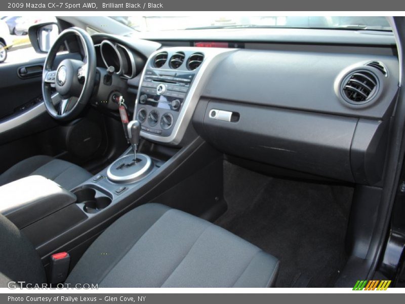 Brilliant Black / Black 2009 Mazda CX-7 Sport AWD