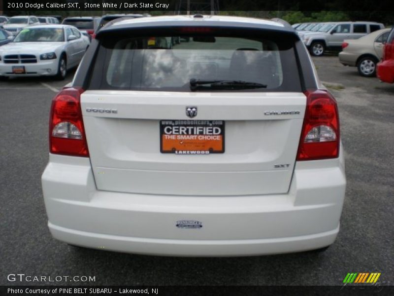 Stone White / Dark Slate Gray 2010 Dodge Caliber SXT