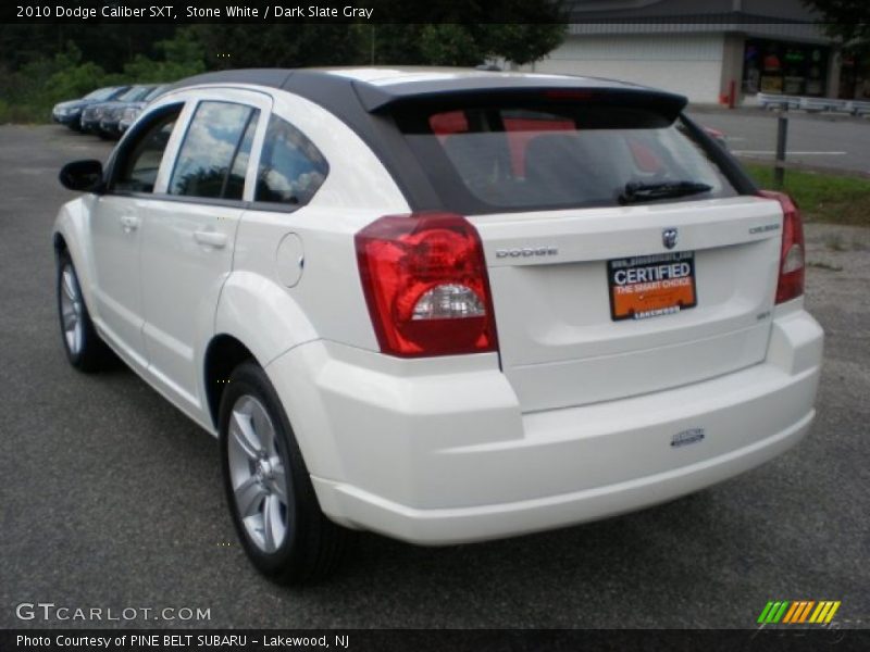 Stone White / Dark Slate Gray 2010 Dodge Caliber SXT