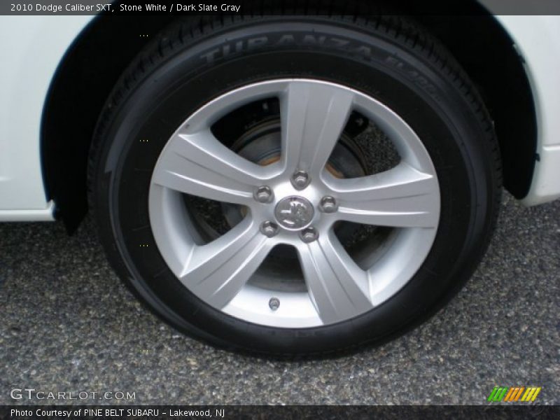 Stone White / Dark Slate Gray 2010 Dodge Caliber SXT