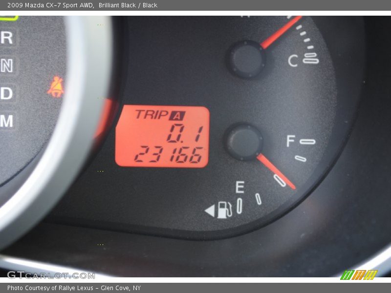 Brilliant Black / Black 2009 Mazda CX-7 Sport AWD