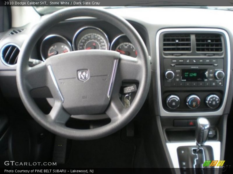 Stone White / Dark Slate Gray 2010 Dodge Caliber SXT