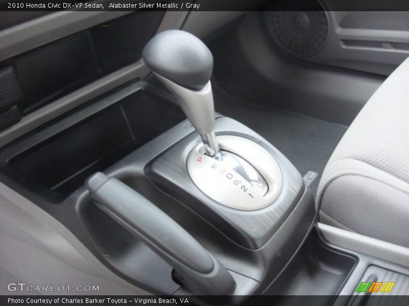 Alabaster Silver Metallic / Gray 2010 Honda Civic DX-VP Sedan