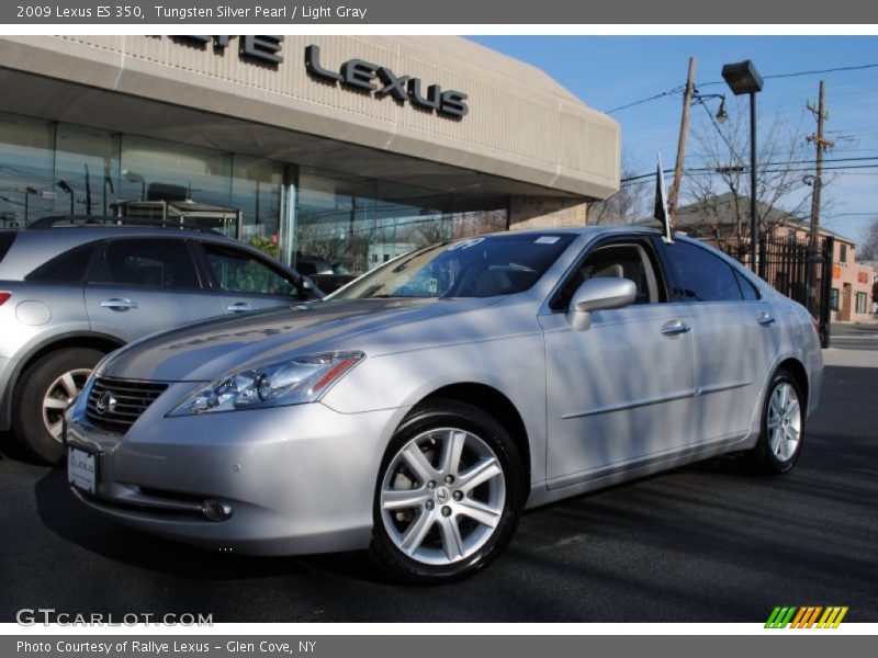 Tungsten Silver Pearl / Light Gray 2009 Lexus ES 350