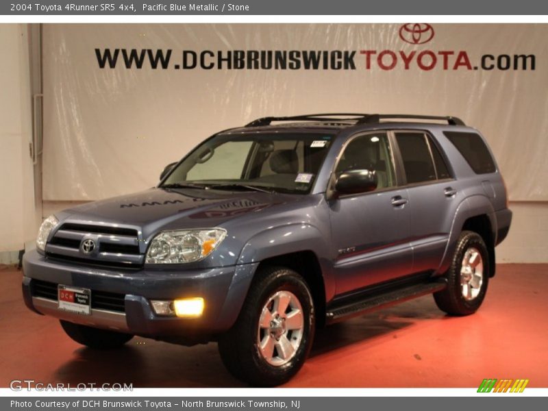 Pacific Blue Metallic / Stone 2004 Toyota 4Runner SR5 4x4