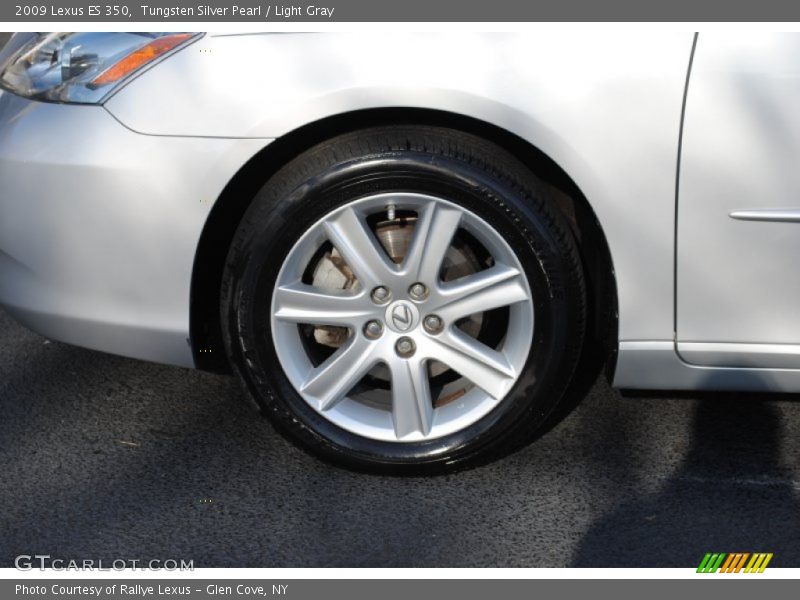 Tungsten Silver Pearl / Light Gray 2009 Lexus ES 350