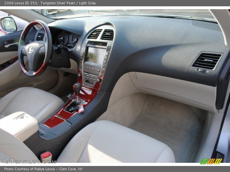 Tungsten Silver Pearl / Light Gray 2009 Lexus ES 350