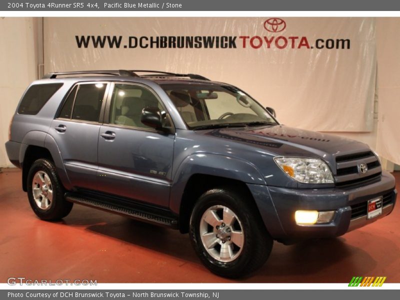 Pacific Blue Metallic / Stone 2004 Toyota 4Runner SR5 4x4