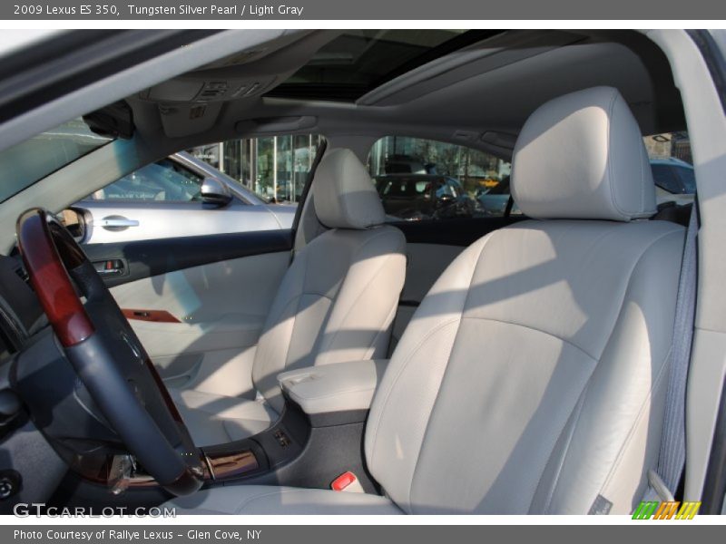 Tungsten Silver Pearl / Light Gray 2009 Lexus ES 350