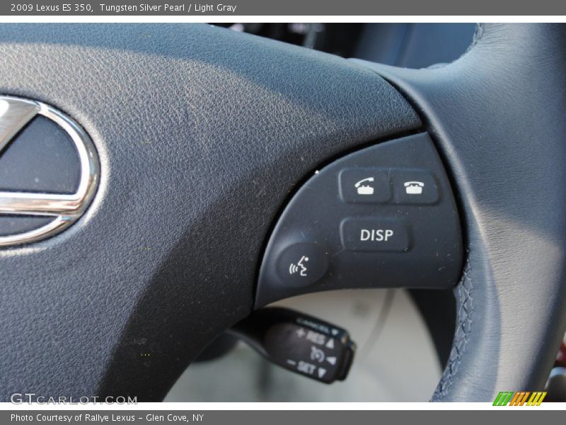 Tungsten Silver Pearl / Light Gray 2009 Lexus ES 350