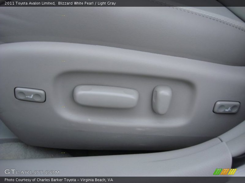 Blizzard White Pearl / Light Gray 2011 Toyota Avalon Limited