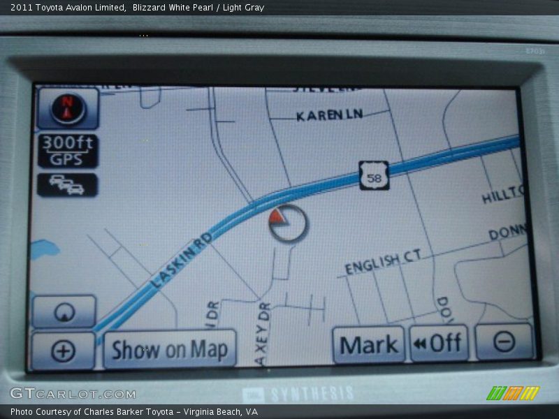 Blizzard White Pearl / Light Gray 2011 Toyota Avalon Limited