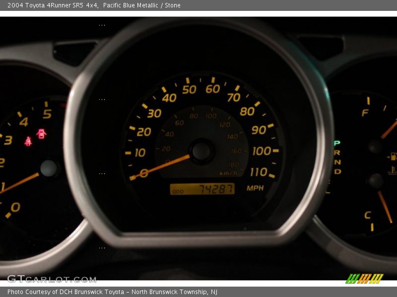 Pacific Blue Metallic / Stone 2004 Toyota 4Runner SR5 4x4
