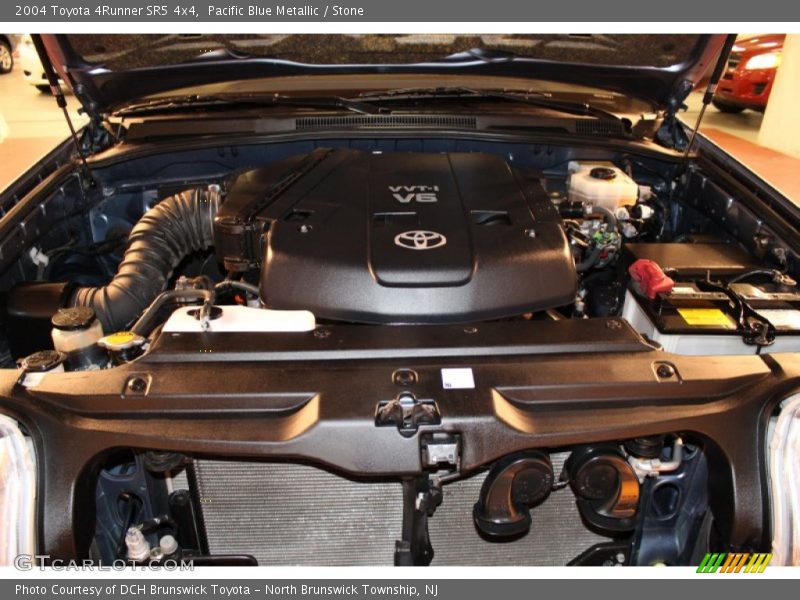 Pacific Blue Metallic / Stone 2004 Toyota 4Runner SR5 4x4