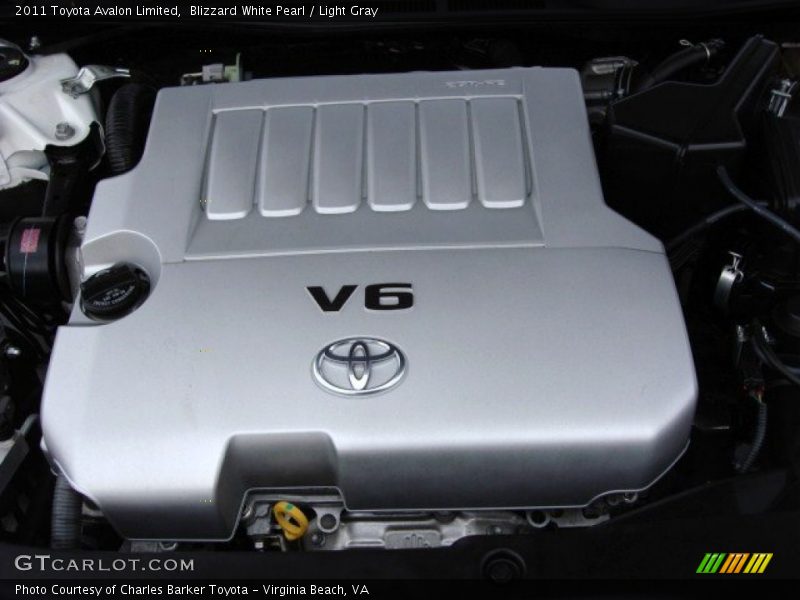 Blizzard White Pearl / Light Gray 2011 Toyota Avalon Limited