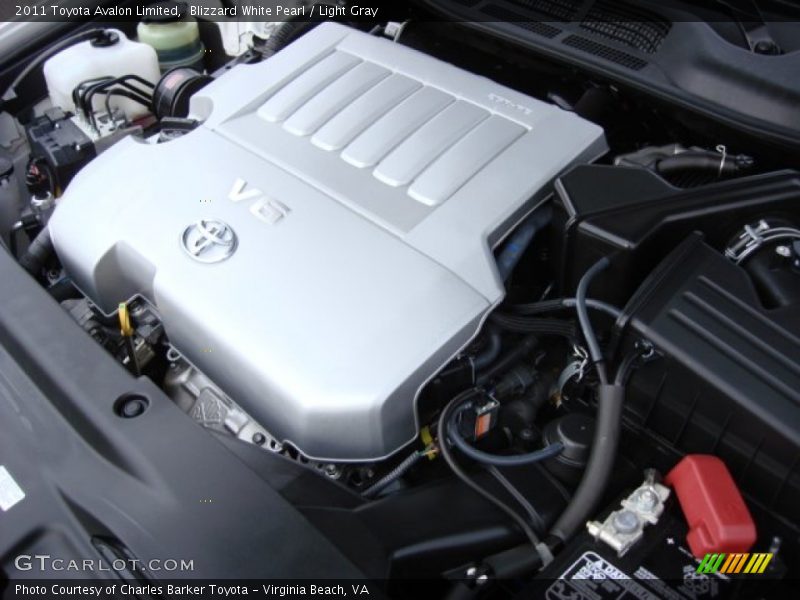Blizzard White Pearl / Light Gray 2011 Toyota Avalon Limited