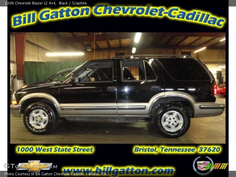 Black / Graphite 1998 Chevrolet Blazer LS 4x4