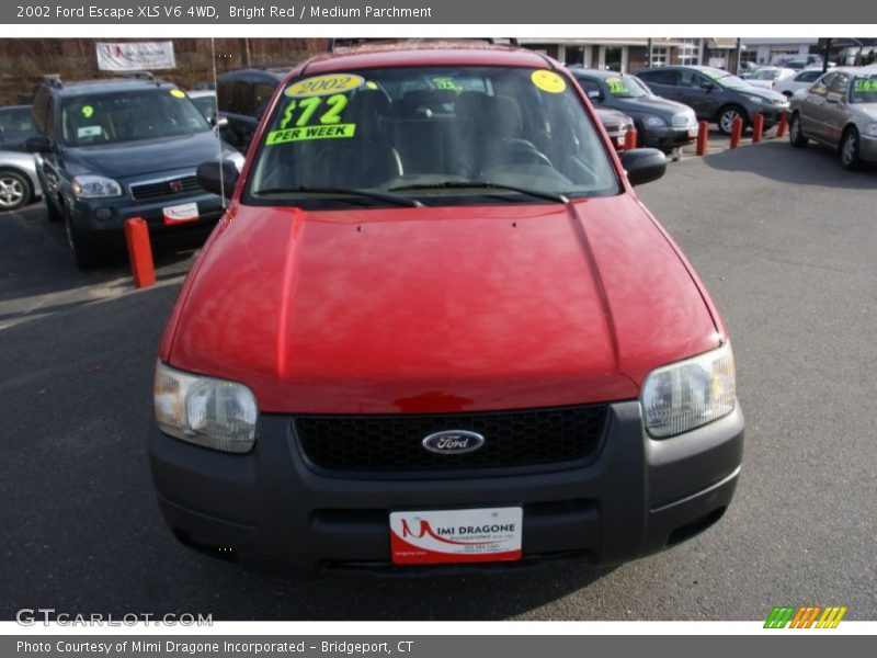 Bright Red / Medium Parchment 2002 Ford Escape XLS V6 4WD