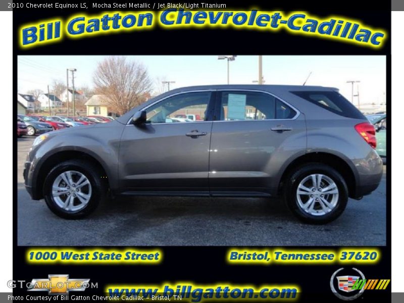 Mocha Steel Metallic / Jet Black/Light Titanium 2010 Chevrolet Equinox LS