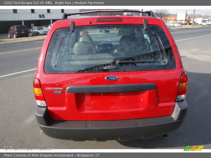 Bright Red / Medium Parchment 2002 Ford Escape XLS V6 4WD