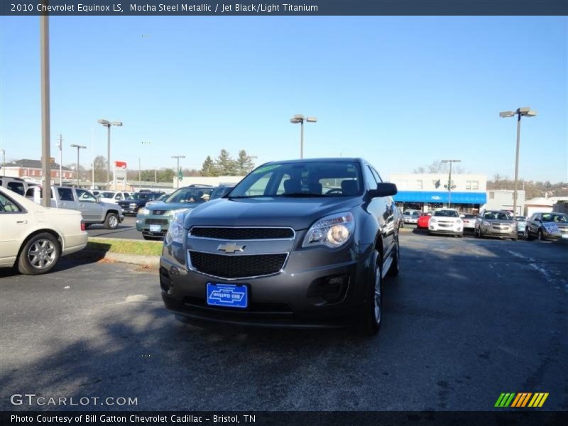 Mocha Steel Metallic / Jet Black/Light Titanium 2010 Chevrolet Equinox LS