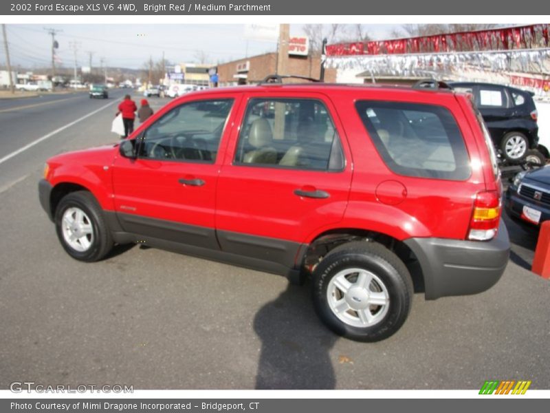 Bright Red / Medium Parchment 2002 Ford Escape XLS V6 4WD