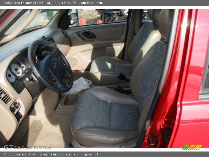 Bright Red / Medium Parchment 2002 Ford Escape XLS V6 4WD
