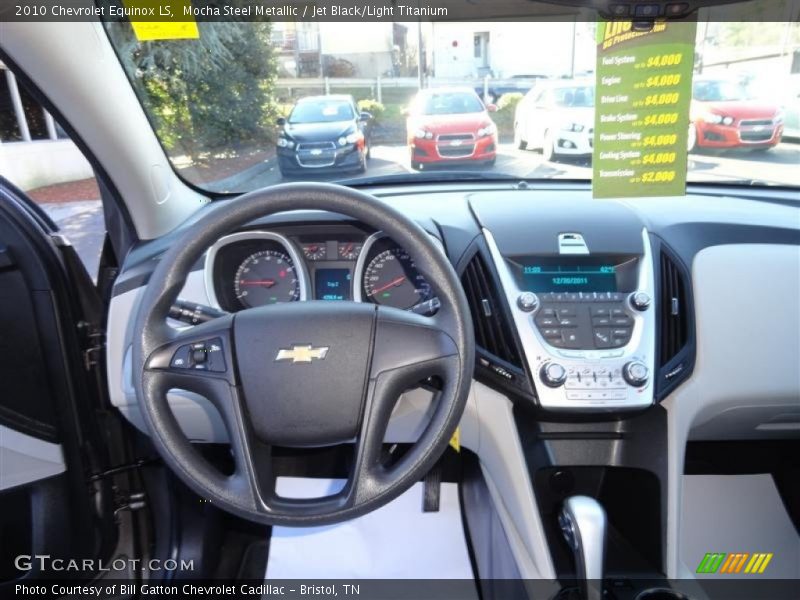 Mocha Steel Metallic / Jet Black/Light Titanium 2010 Chevrolet Equinox LS