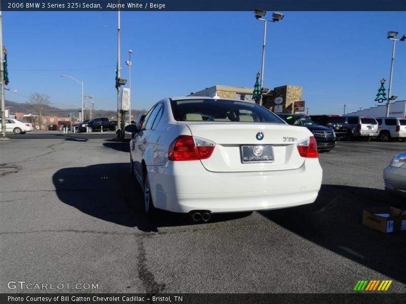 Alpine White / Beige 2006 BMW 3 Series 325i Sedan