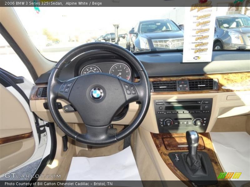Alpine White / Beige 2006 BMW 3 Series 325i Sedan
