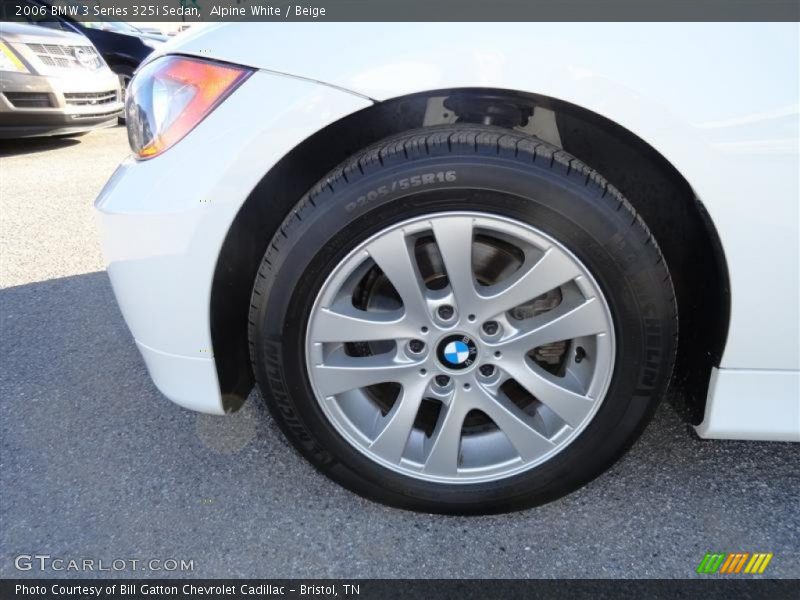 Alpine White / Beige 2006 BMW 3 Series 325i Sedan