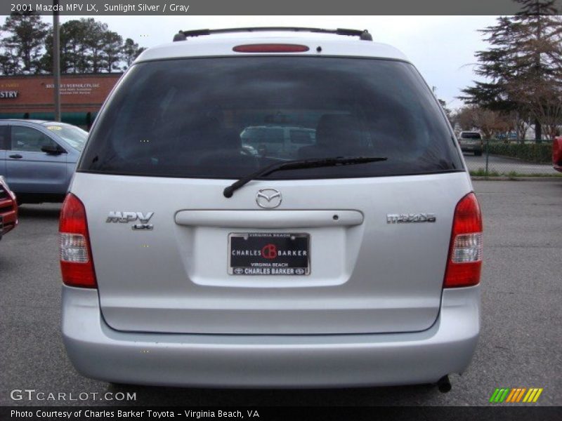 Sunlight Silver / Gray 2001 Mazda MPV LX