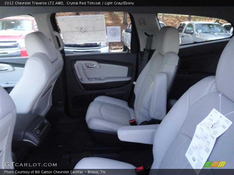 Crystal Red Tintcoat / Light Gray/Ebony 2012 Chevrolet Traverse LTZ AWD