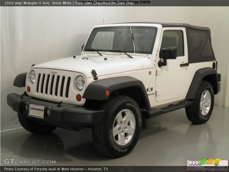 Stone White / Dark Slate Gray/Medium Slate Gray 2009 Jeep Wrangler X 4x4